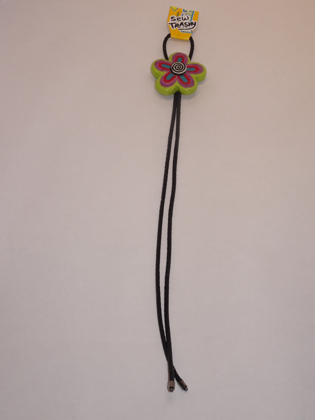 TRIPPY FLOWER BOLO TIE