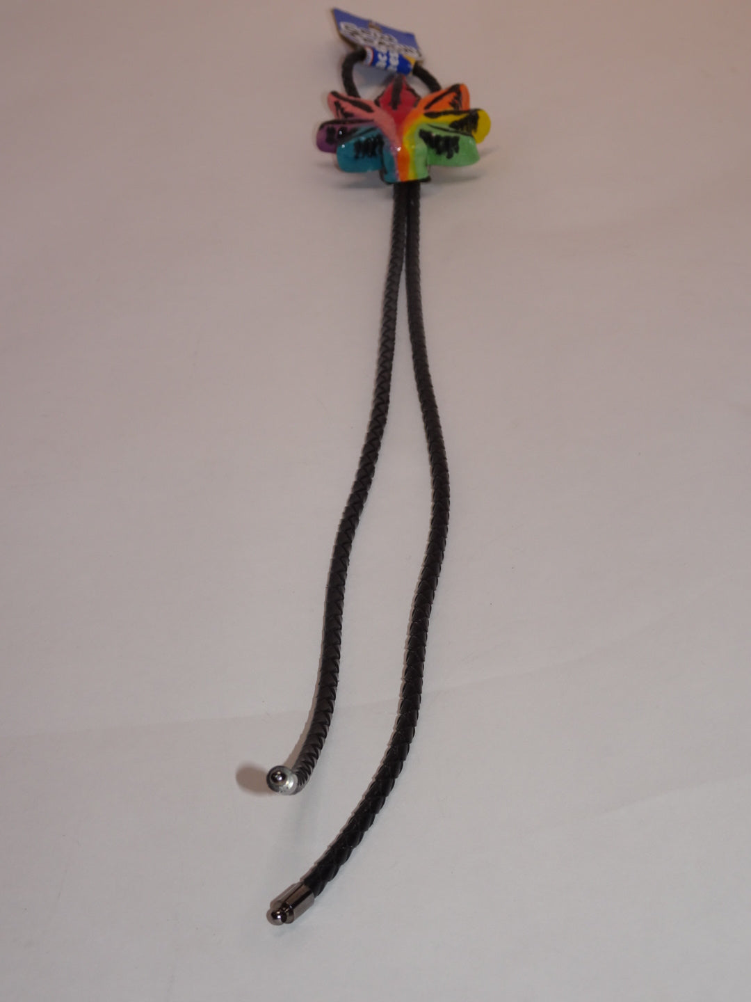RAINBOW POT LEAF BOLO TIE
