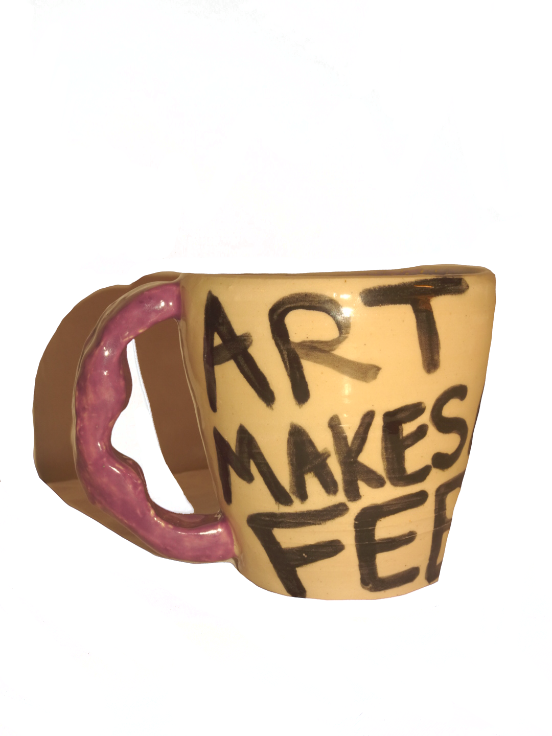 ART MAKES ME FEEL MUG