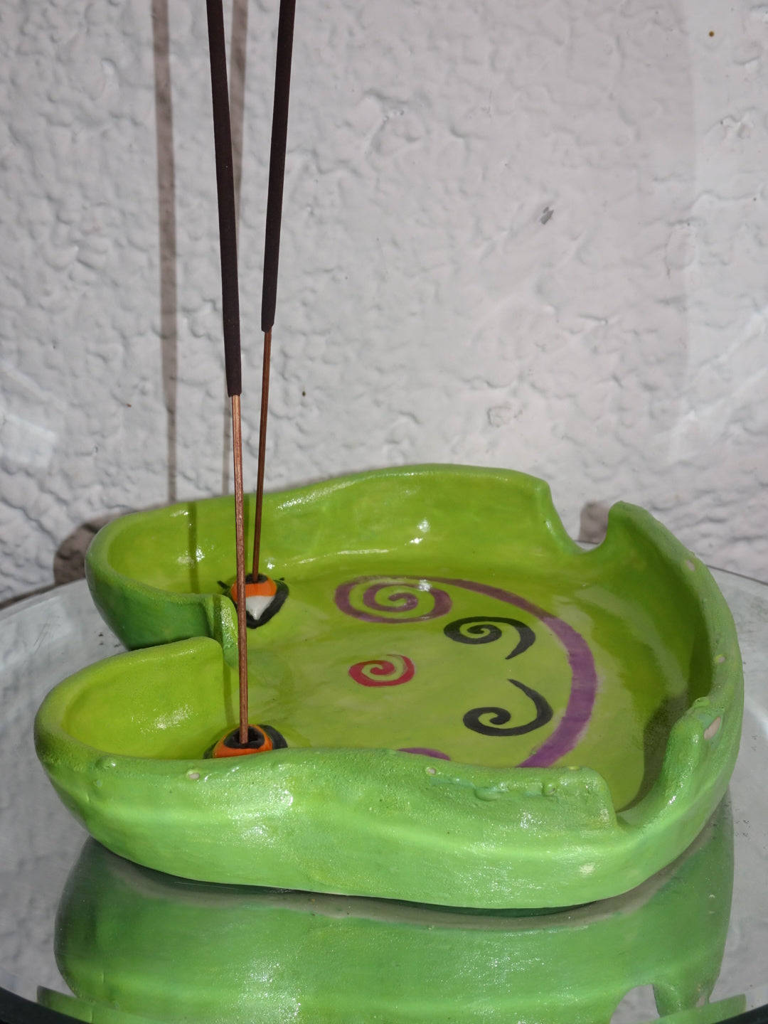 TRIPPY FROGGY ASHTRAY/INCENSE HOLDER