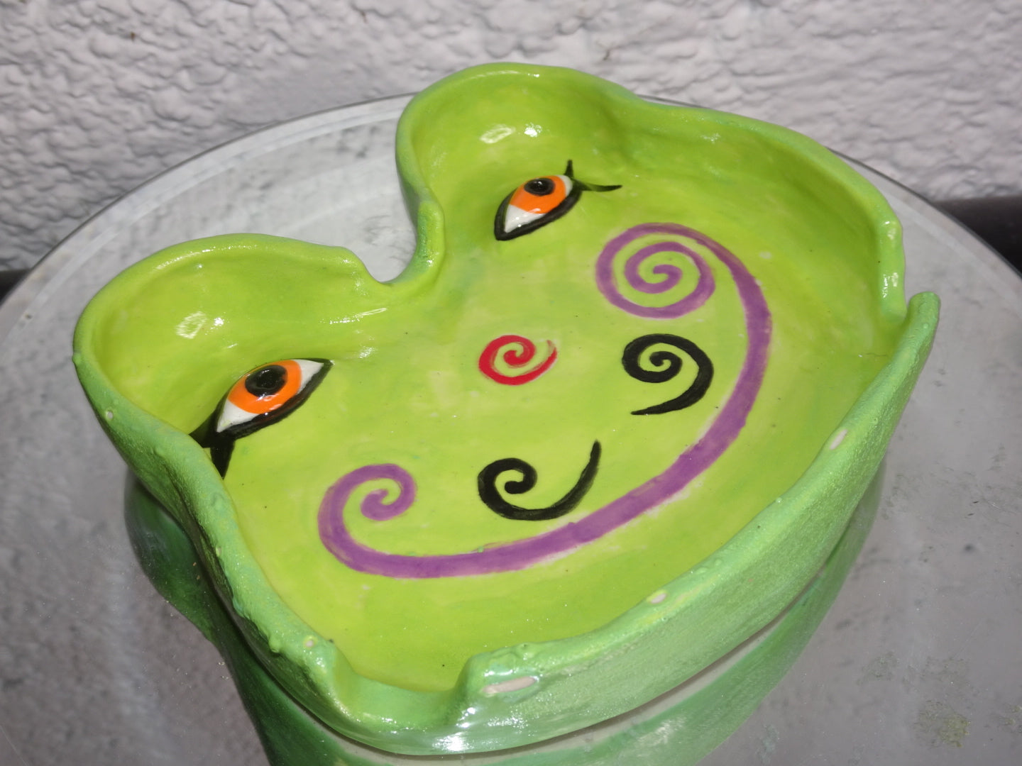 TRIPPY FROGGY ASHTRAY/INCENSE HOLDER