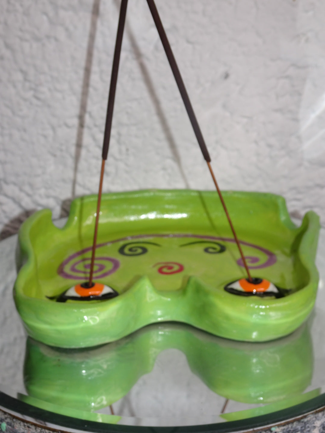 TRIPPY FROGGY ASHTRAY/INCENSE HOLDER