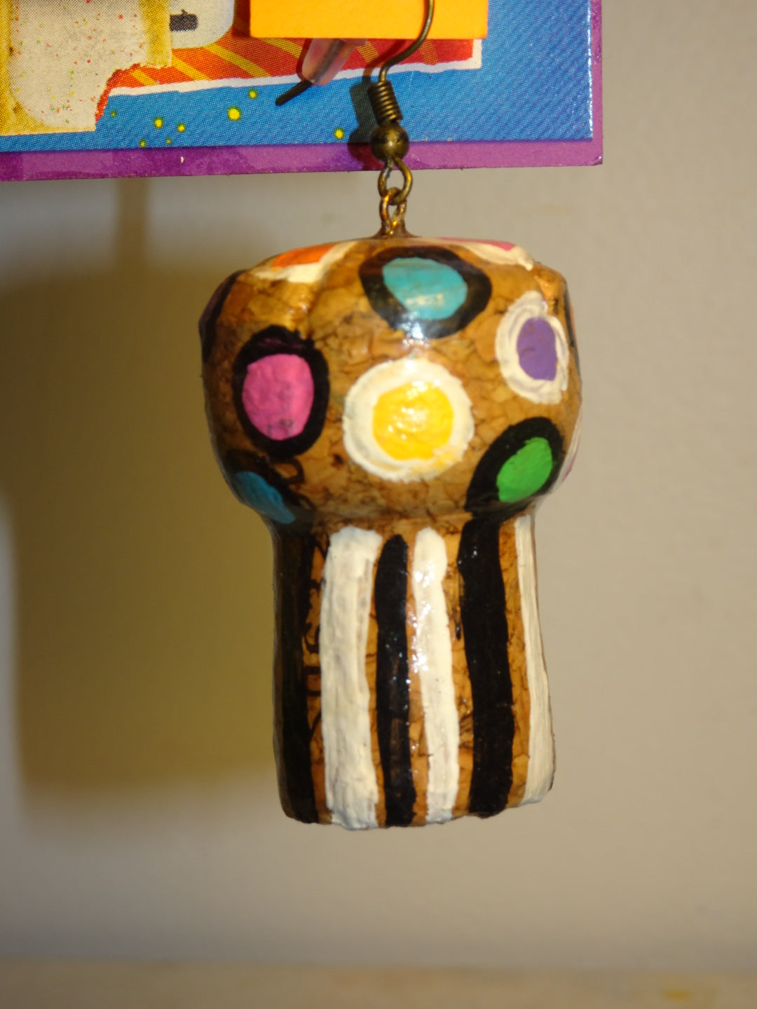 RAINBOW SHROOM EARRINGS