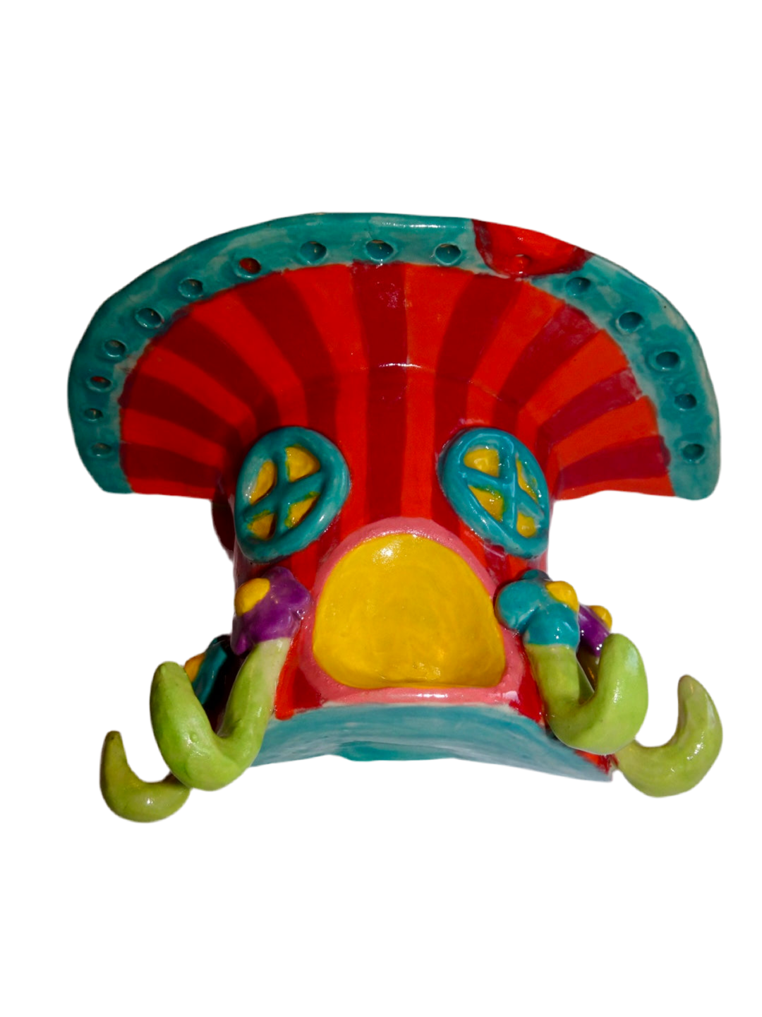 TRIPPY MUSHROOM JEWELRY HOLDER WALL HANGING