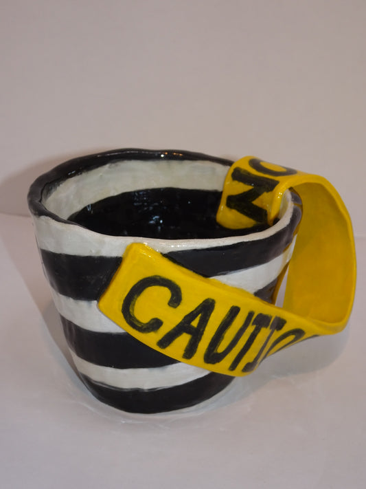 CAUTION TAPE MUG