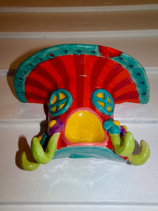 TRIPPY MUSHROOM JEWELRY HOLDER WALL HANGING